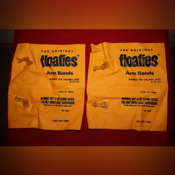 Other - Vintage Pair of The Original Floaties Arm Bands. Manufactured In 1981. Pre-owned